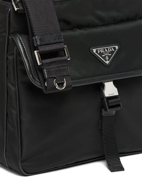 prada re nylon saffiano bag.